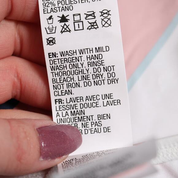 Roxy High Leg Bikini Bottoms Bright Stripe Beach Classics Multicolor Size S - Picture 10 of 12